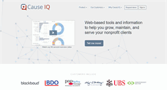 Desktop Screenshot of causeiq.com
